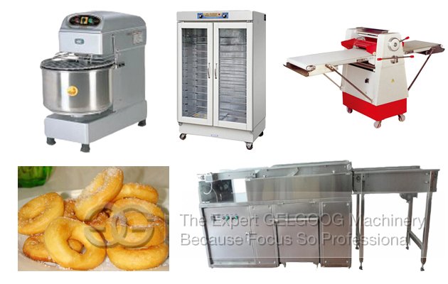 Large Production Capacity Commercial Donut Production Line