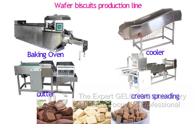 Automatic Gas Type 15-mould Wafer Production line