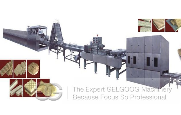 Automatic Flat Wafer Biscuit Production Equipment 150KG/H