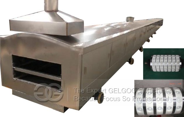 Stainless Steel Long Far Infrared Tunnel Oven 32m