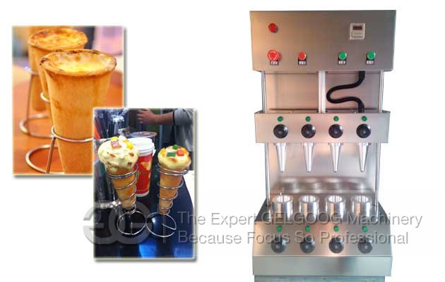 pizza cone forming machine