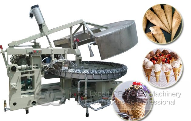 Sugar Waffle Cone Machine|Rolled Waffle Cone Making Machine
