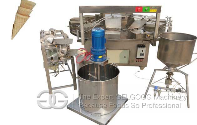 ice cream cone baking machine