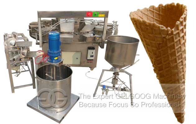 Chocolate Sugar Cone Baking Machine Commercial Use