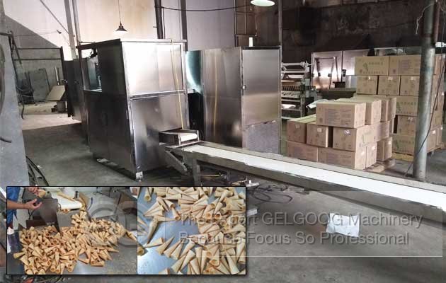 automatic ice cream cone processing line automatic ice cream cone processing line